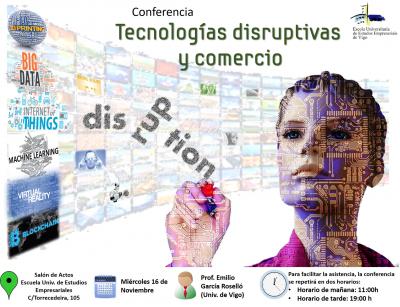 Aviso de conferencia: “Tecnologías disruptivas y comercio”